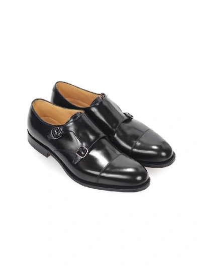 Shop Church's Detroit Black Polishbinder Monkstrap In Black (black)