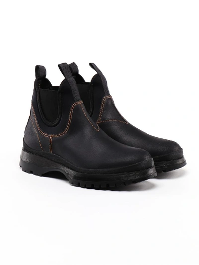 Shop Prada Brixxen Boot In Nero