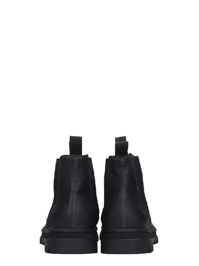 Shop Officine Creative Kasbek High Heels Ankle Boots In Black Leather