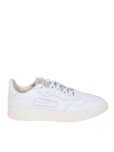 Shop Adidas Originals Sc Premiere Sneakers In Bianco