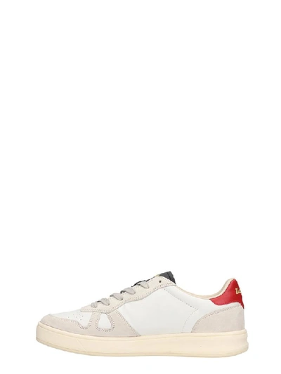 Shop Lotto Leggenda Signature Sneakers In White Suede And Leather