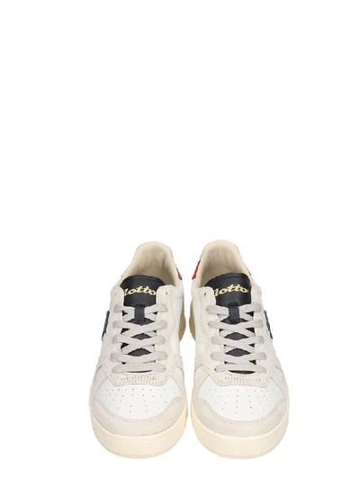Shop Lotto Leggenda Signature Sneakers In White Suede And Leather