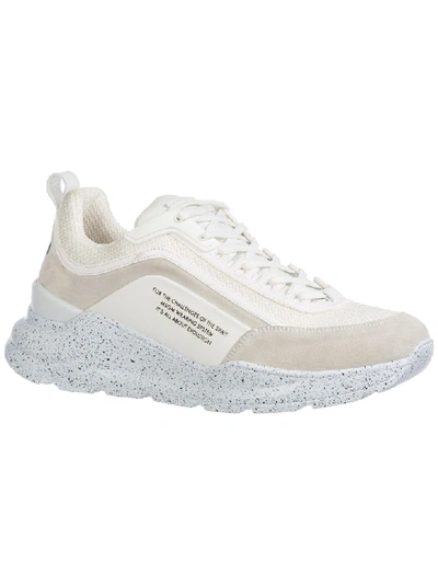 Shop Msgm Z Running Sneakers In Bianco