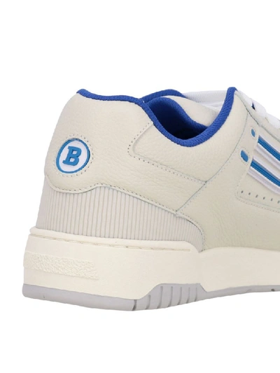 Shop Bally Sneakers In Leather With Logo In White
