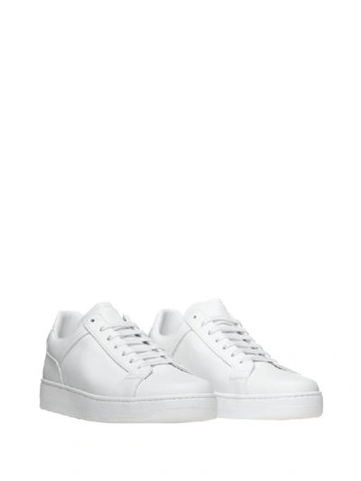 Shop Bottega Veneta Sneakers In Optic White