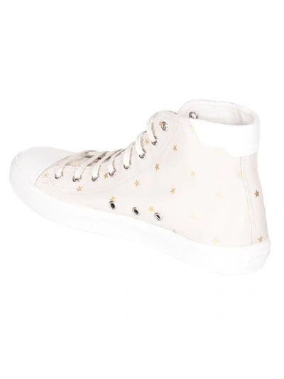 Shop Saint Laurent Bedford Star Hi-top Sneakers In Off-white