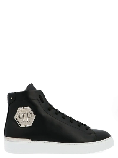Shop Philipp Plein Statement Shoes In Black