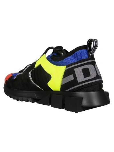 Shop Dolce & Gabbana Trekking Sneakers In Multicolor