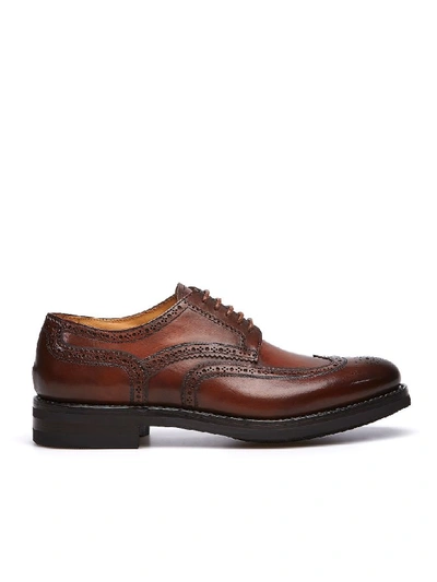 Shop Fabi Oxford In Cuoio