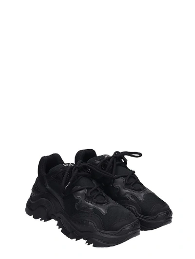 Shop N°21 Sneakers In Black Tech/synthetic