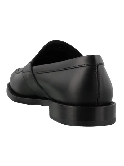 Shop Tod's Leather Loafer In Black