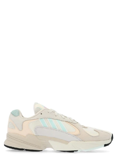 Shop Adidas Originals Yung-1 Shoes In White