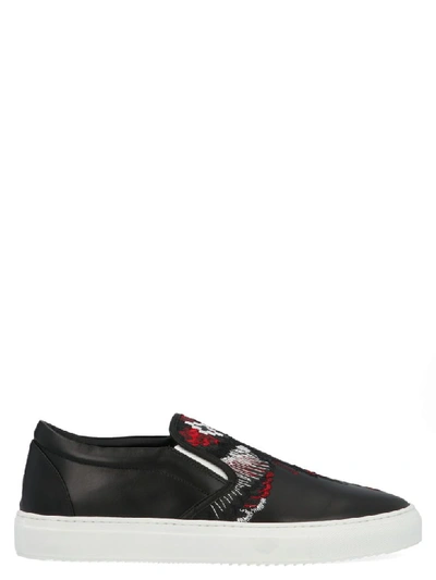 Shop Marcelo Burlon County Of Milan Flower Wings Shoes In Black