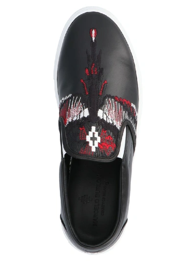 Shop Marcelo Burlon County Of Milan Flower Wings Shoes In Black