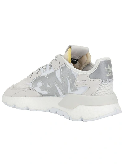 Shop Adidas Originals Nite Jogger Sneakers In Crystal White