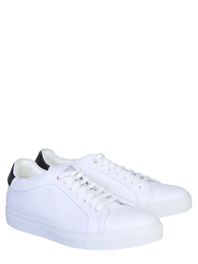 Shop Paul Smith Leather Sneaker In Bianco