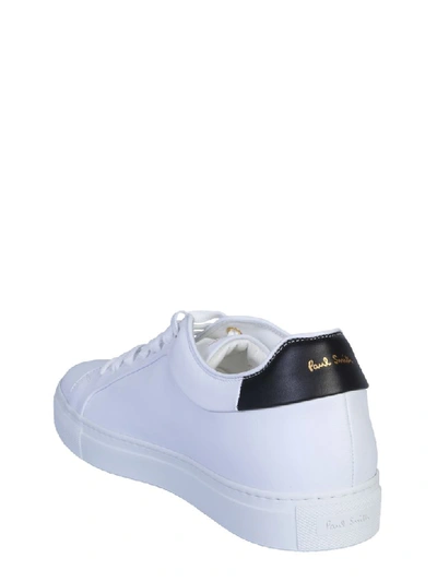 Shop Paul Smith Leather Sneaker In Bianco