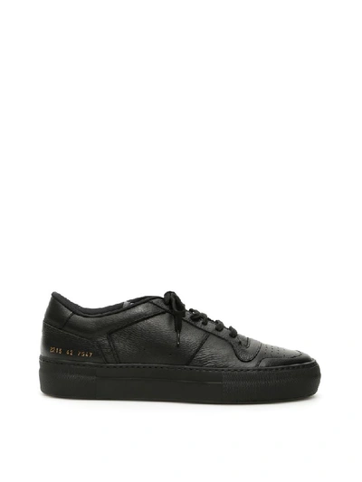 Shop Common Projects Full Court Low Sneakers In Black (black)