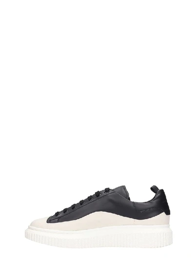 Shop Officine Creative Krace Sneakers In White Leather