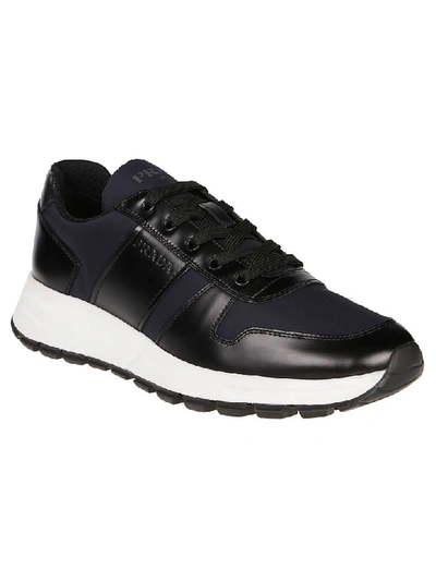 Shop Prada Sneaker Prax 01 In R Nero/royal