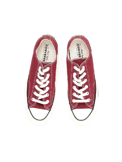 Shop Converse Chuck 70 Sneakers In Dark Burgundy Black Egret (red)