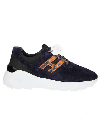 Shop Hogan H443 Sneaker In Blu/nero