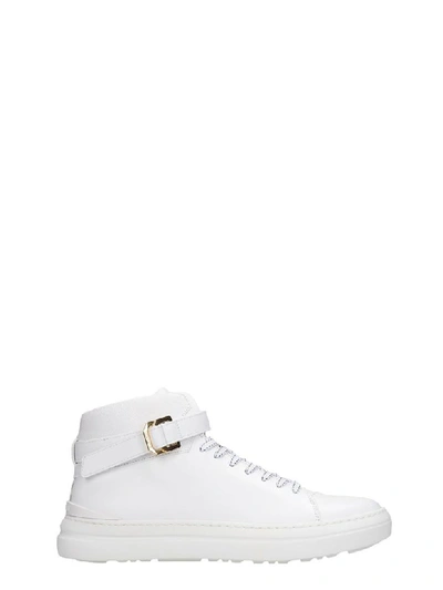 Shop Buscemi 100mm Sport Sneakers In White Leather