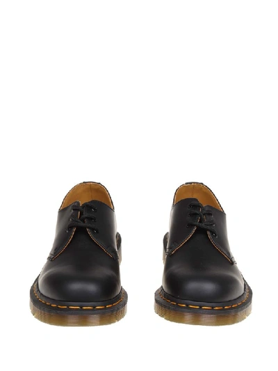 Shop Dr. Martens Lace-up In Black Leather