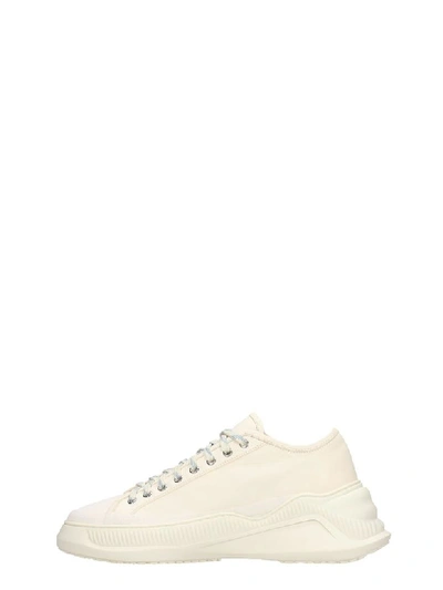 Shop Oamc Free Sole Sneakers In White Leather