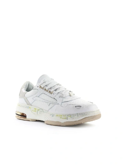 Shop Premiata Drake 0017 Sneaker In Bianco (white)