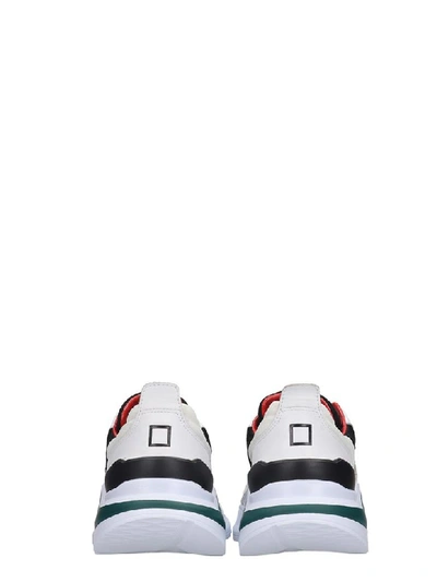 Shop Date Fuga Ristop Sneakers In White Tech/synthetic