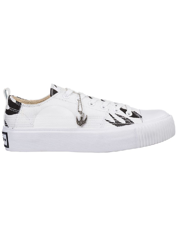 Mcq By Alexander Mcqueen Men's Shoes Trainers Sneakers Plimsoll Platform In  White | ModeSens