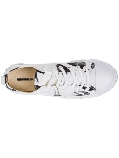 Shop Mcq By Alexander Mcqueen Mcq Alexander Mcqueen Plimsoll Platform Sneakers In White / Black