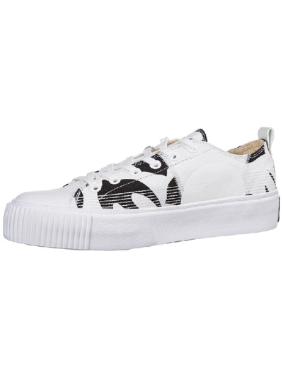 Shop Mcq By Alexander Mcqueen Mcq Alexander Mcqueen Plimsoll Platform Sneakers In White / Black