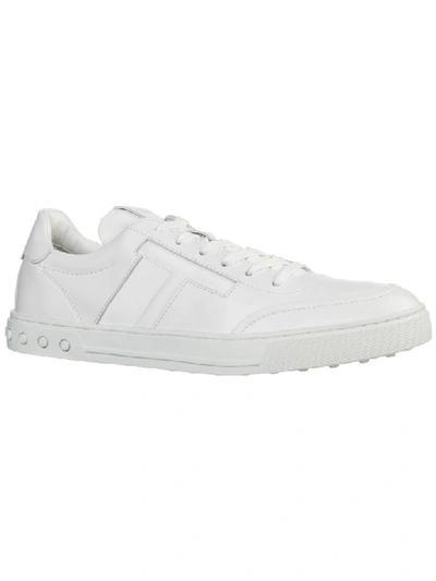 Shop Tod's Shayla Sneakers In Bianco