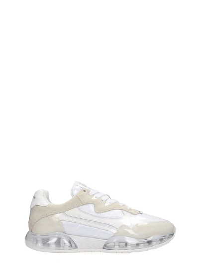 Shop Alexander Wang Awnyc Stadium Sneakers In White Tech/synthetic