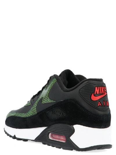 Nike Black Air Max 90 Qs Sneakers In Multicolor