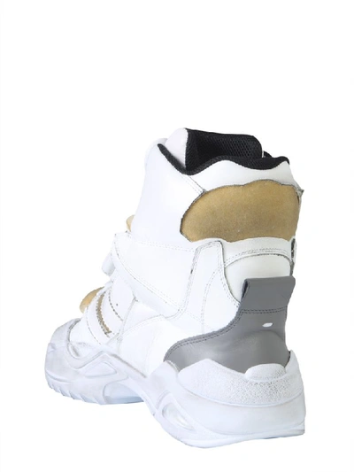 Shop Maison Margiela Hi-top Sneakers In Bianco