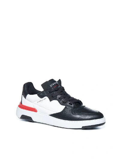 Shop Givenchy Wing Low Sneakers In Black White