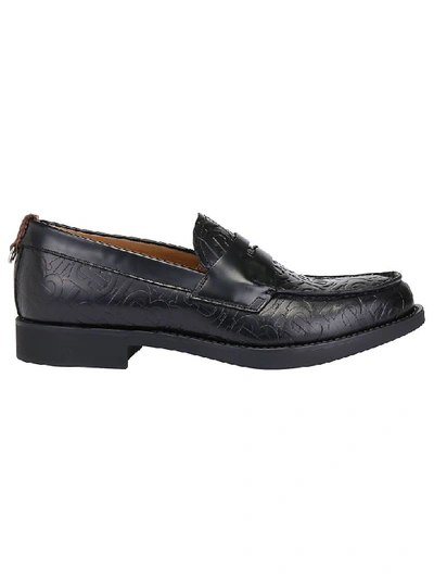 Shop Burberry Loafers In Black