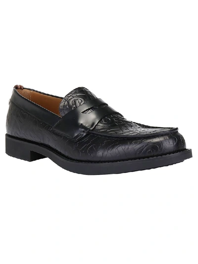 Shop Burberry Loafers In Black