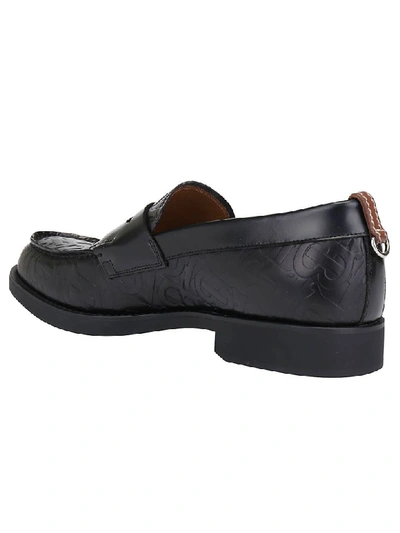 Shop Burberry Loafers In Black