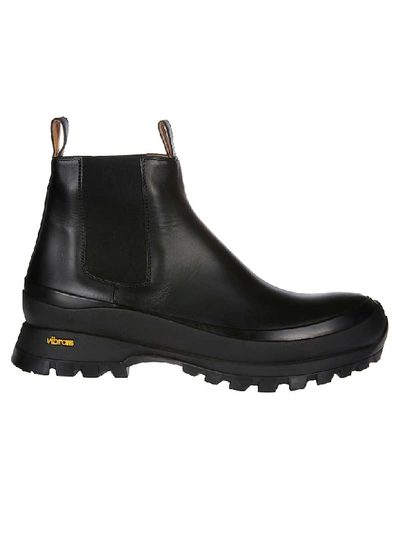 Shop Jil Sander Beatle Boots In Black