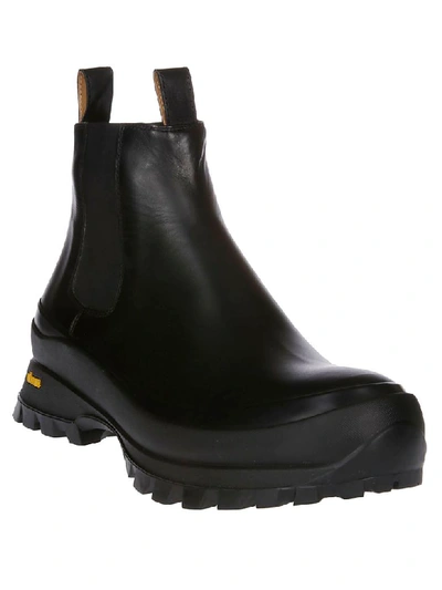 Shop Jil Sander Beatle Boots In Black