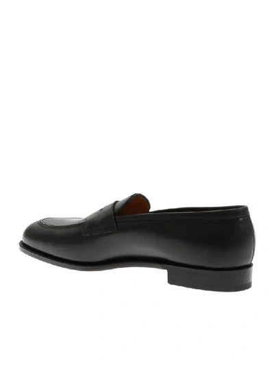 Shop Edward Green Loafer In Black