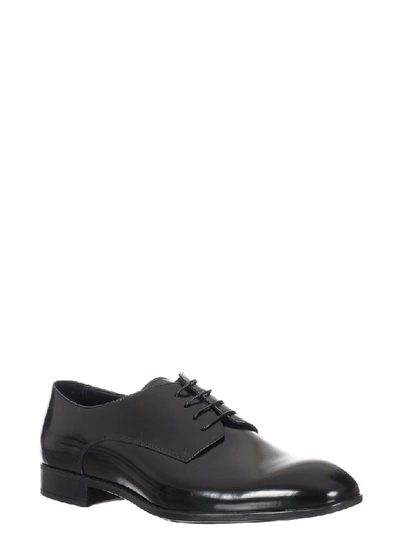 Shop Doucal's Derby Old Shoes In Nero