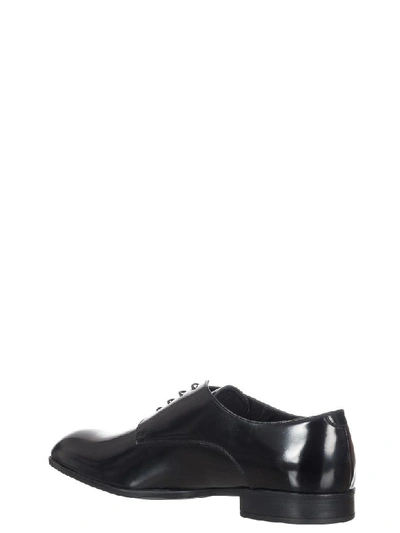 Shop Doucal's Derby Old Shoes In Nero