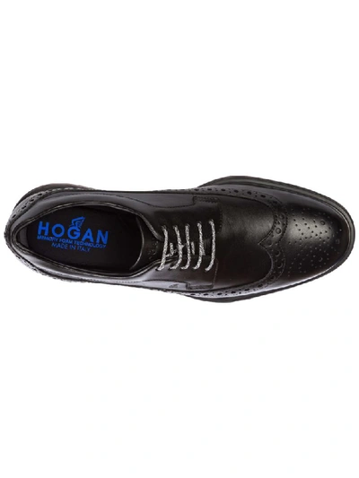 Shop Hogan H393 Brogues In Nero