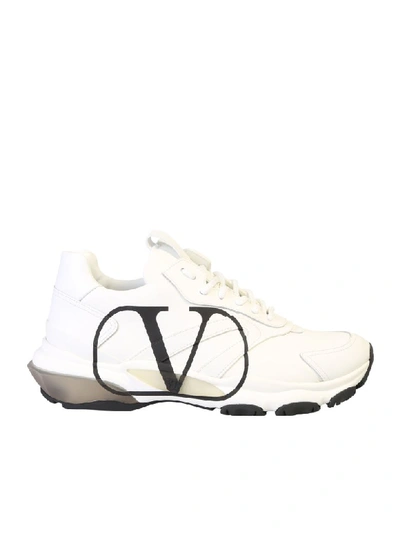 Shop Valentino Bounce Sneakers In White