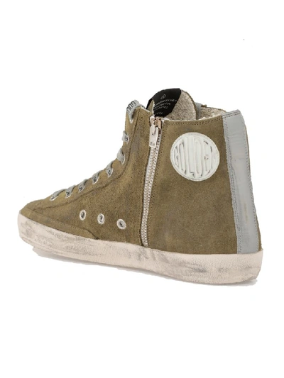 Shop Golden Goose Francy Sneaker In Military Green-white Star